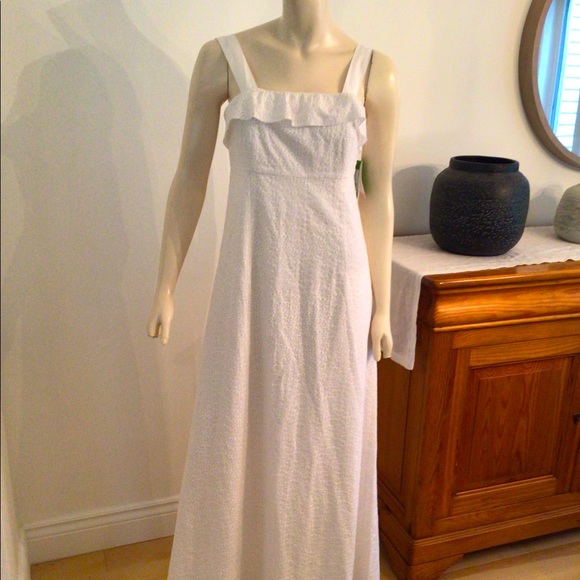 Lily Pulitzer White Eyelet Maxi Dress NWT - Picture 6 of 16